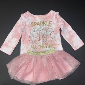 Disney Princess Long Sleeve Shirt and Tutu